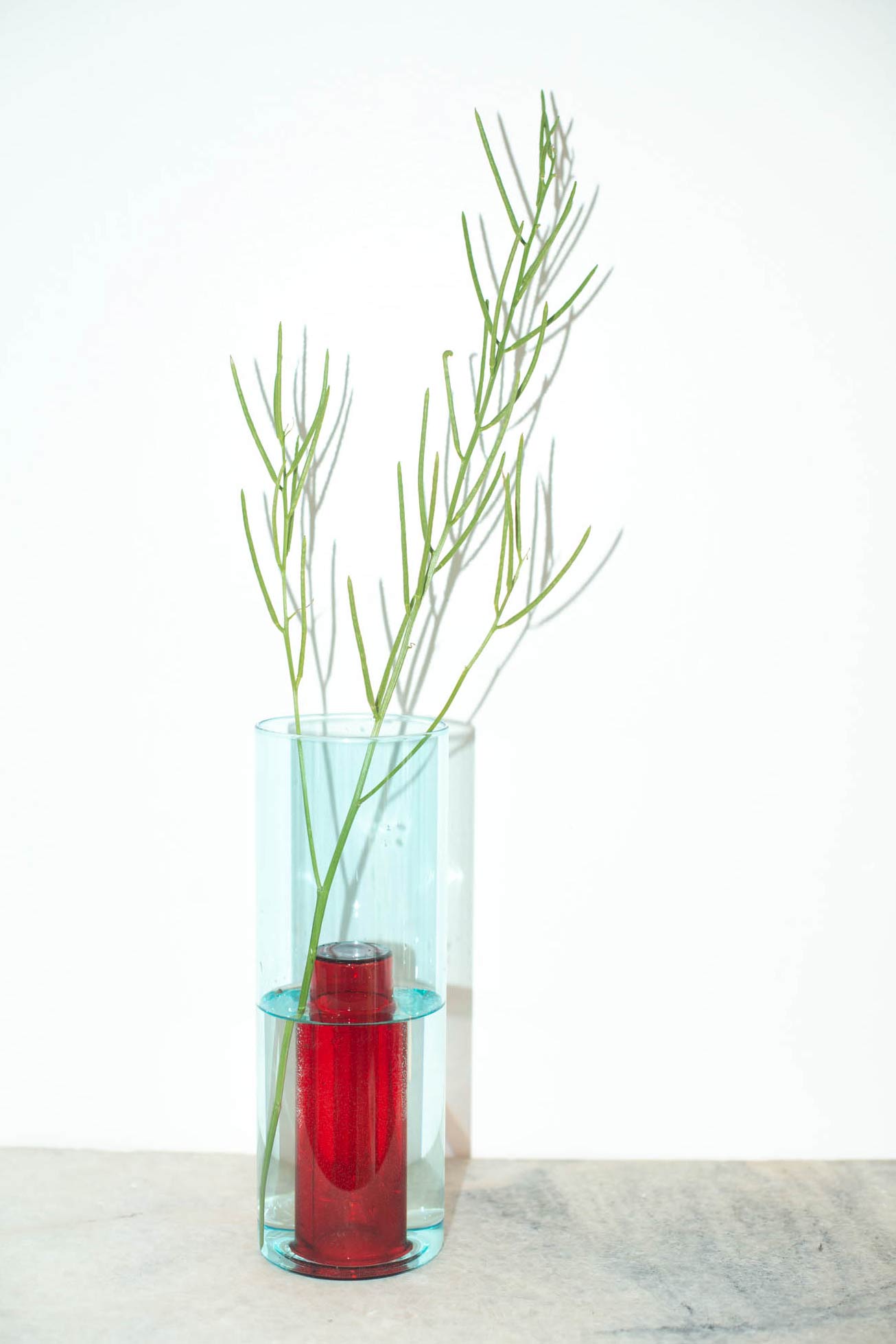 Duotone Reversible Glass Vase (Tall)